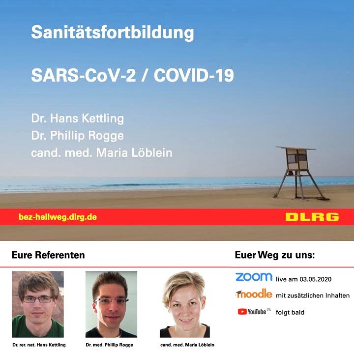 Online Sanitätsfortbildung Covid-19