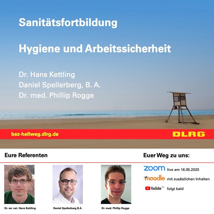 Online Sanitätsfortbildung Hygiene und Arbeitssicherheit