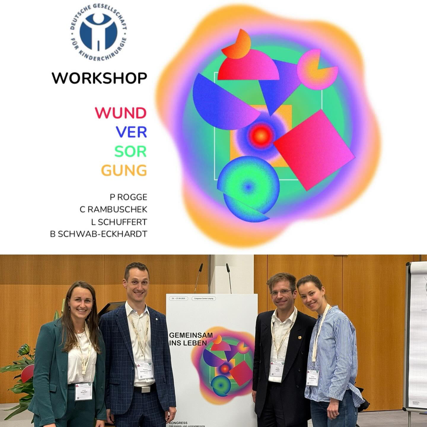 Workshop Wundversorgung Referententeam, September 2025